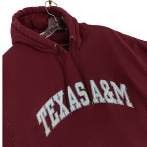 Steve & Barry's Vintage Texas A&M Technical Fleece Hoodies Mens XL Maroon NCAA